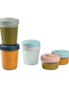 BEABA Set 6 recipiente hrana 2x90ml 2x150 2x250 ml