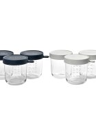 BEABA Set 6 recipiente sticla 250 ml bleumarin