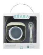 BEABA Set de masa din silicon 4 piese Pebble