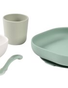BEABA Set de masa din silicon 4 piese Sage Green