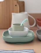 BEABA Set de masa din silicon 4 piese Sage Green