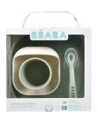 BEABA Set de masa din silicon 4 piese Sage green misty green