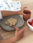 BEABA Set de masa din silicon 4 piese Terracotta