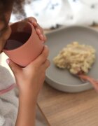 BEABA Set de masa din silicon 4 piese Terracotta