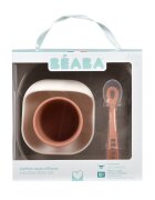 BEABA Set de masa din silicon 4 piese Terracotta Gazelle