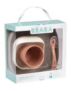 BEABA Set de masa din silicon 4 piese Terracotta Gazelle