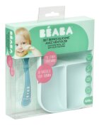BEABA Set de masa silicon 2 piese bleu