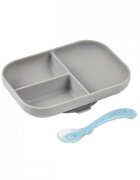 BEABA Set de masa silicon 2 piese gri