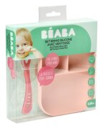 BEABA Set de masa silicon 2 piese roz