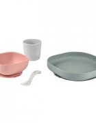 BEABA Set de masa silicon 4 piese Eucalyptus