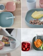 BEABA Set de masa silicon 4 piese Eucalyptus