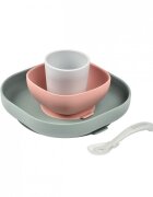 BEABA Set de masa silicon 4 piese Eucalyptus