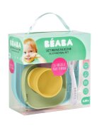 BEABA Set de masa silicon 4 piese galben