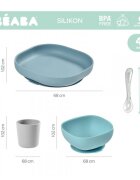 BEABA Set de masa silicon 4 piese jungle