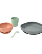 BEABA Set de masa silicon 4 piese Mineral