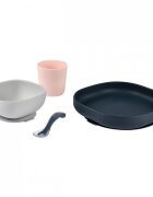 BEABA Set de masa silicon 4 piese Night Blue