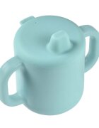 BEABA Set de masa silicon cu cana Blue