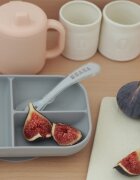 BEABA Set de masa silicon cu cana Old Pink