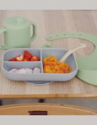 BEABA Set de masa silicon Essentials greysage green