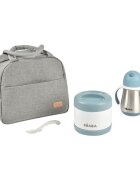 BEABA Set izoterm on the go 4 piese Blue