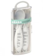BEABA Set lingurita si furculita ergonomica Gri