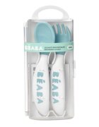 BEABA Set lingurita si furculita ergonomica Turcoaz