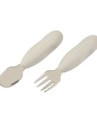 BEABA Set tacamuri inox velvet grey
