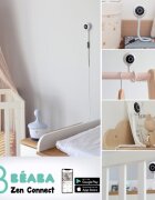 BEABA Video monitor Digital + Wi-Fi Zen Connect White