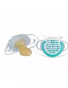 BEBE CONFORT Set 2 suzete din latex Dental Safe 6-18 luni