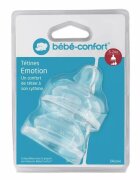 BEBE CONFORT Set 2 tetine silicon Emotion S2 6-24 luni