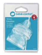 BEBE CONFORT Set 2 tetine silicon Emotion S3 6-24 luni