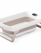 Bebe Royal Cadita pliabila Beberoyal Little Joy Confort cu termometru digital si dop de scurgere