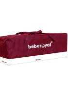 Bebe Royal Patut pliabil Little Friend Rosu pliabil cu masuta de infasat usita cu fermoar roti cu sistem de blocare geanta de transport