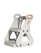 Bebe Royal Reductor de toaleta cu scarita 2 in 1 Beberoyal Little Joy Primo CremGri Deschis