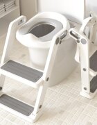 Bebe Royal Reductor pentru toaleta cu scarita Beberoyal Little Joy Basic AlbGri