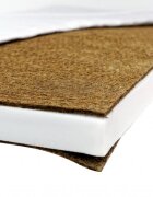Bebe Royal Saltea Komfort cocos-burete-cocos husa detasabila 140x70x10 cm Beberoyal