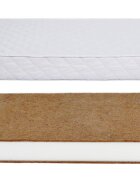 Bebe Royal Saltea pentru patut Bebebroyal Komfort 120x60x12 cm alba