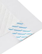 Bebe Royal Set 10 aleze Beberoyal Premium 60x60 cm impermeabile absorbtie 1500 ml fixare autoadeziva 6 straturi