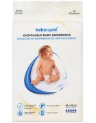 Bebe Royal Set 10 aleze Beberoyal Premium 60x60 cm impermeabile absorbtie 1500 ml fixare autoadeziva 6 straturi
