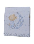 Bebe Royal Set 2 cearceafuri din bumbac pentru saltea 120x60 cm Beberoyal Bear Dreams Alb