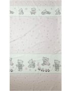 Bebe Royal Set 2 cearceafuri din bumbac pentru saltea 120x60 cm Beberoyal BearsToys Roz