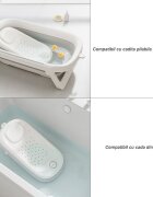 Bebe Royal Set cadita pliabila si suport anatomic Beberoyal Little Joy termometru digital si dop de scurgere