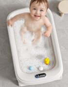 Bebe Royal Set cadita pliabila si suport anatomic Beberoyal Little Joy termometru digital si dop de scurgere