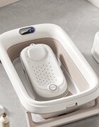 Bebe Royal Set cadita pliabila si suport anatomic Beberoyal Little Joy termometru digital si dop de scurgere