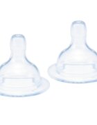 BebeduE Set tetine de silicon cu flux variabil 2 buc 57034
