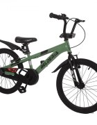 Belderia Bicicleta pentru copii Cross Verde 8-12 ani roti 20 inch frane V-Brake