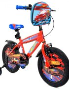 Belderia Bicicleta pentru copii Fastwheel Orange 2-4 ani roti 12 inch roti ajutatoare si frane V-Brake cu ghiozdan