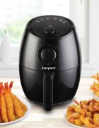 Beper Friteuza cu aer cald aluminiu cu invelis non-stick negru