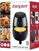 Beper Friteuza cu aer cald aluminiu cu invelis non-stick negru