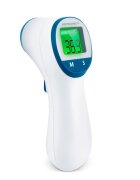 Berdsen Termometru Non contact cu Infrarosu Albafisaj al temperaturii in trei culoriafisaj LCD usor de cititavertizare audiomaner ergonomicTimp de masurare-1 secundaMemorie 30 de masuratori cu inregistrare data si ora